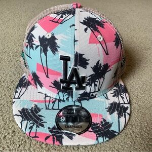 Los Angeles Dodgers Hawaiian Tropical 9Fifty New Era Hat Adjustable Cap SnapBack